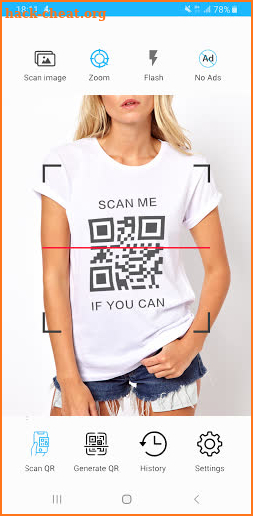 Free QR Code Reader and Barcode Reader screenshot