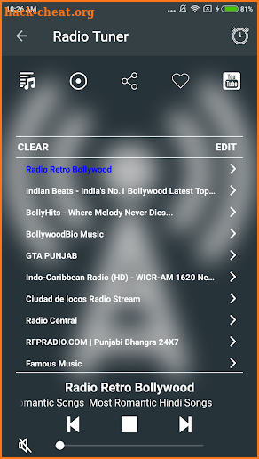 Free Radio Tuner screenshot