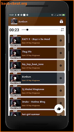 Free Rap Ringtones screenshot