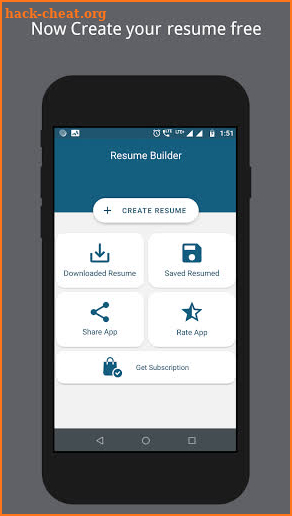 Free Resume Builder - Create Impressive Resumes screenshot