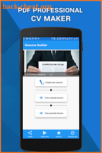 Free Resume Builder - Time Saving CV Maker screenshot