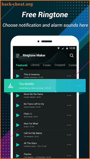 Free Ringtone Maker-Easy Mp3 Cutter screenshot