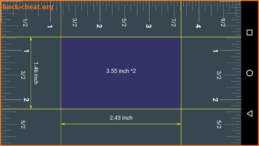 Free Ruler App - metric and imperial support screenshot