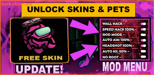 Free skin Among Us tips & Mod menu Imposter screenshot