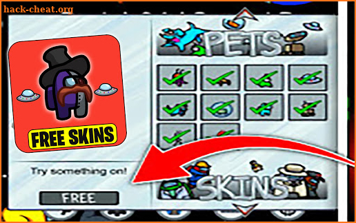 Free Skins Maker For Among Us  Pets and Hats 2021 screenshot