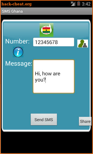 Free SMS Ghana screenshot