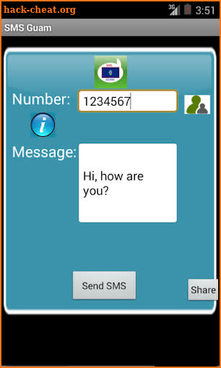 Free SMS Guam screenshot