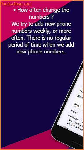 Free SMS Receive - Temporary Virtual Phone Numbers screenshot