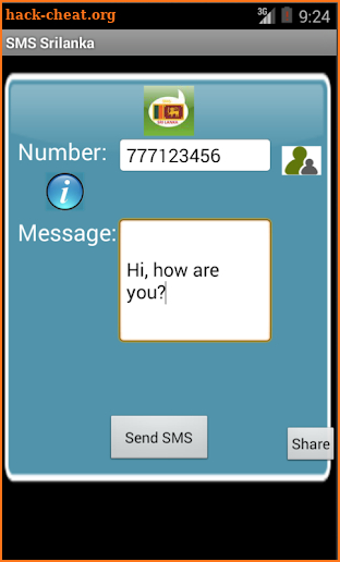 Free SMS SriLanka screenshot