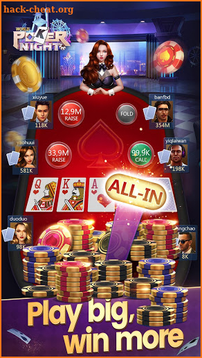 Free Texas Holdem Card Games-World Poker Night screenshot