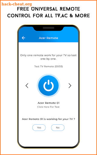 Free Universal Remote Control For All TV, AC &more screenshot