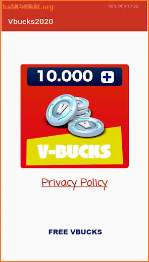 Free V bucks 2020 - winner Battle screenshot