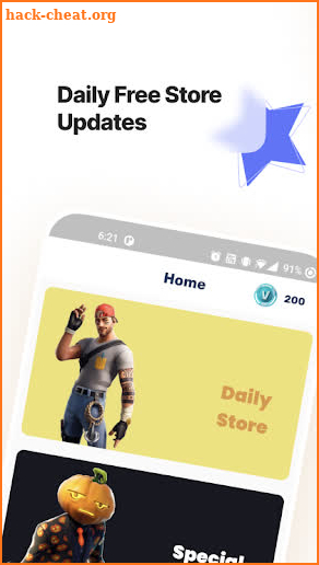 Free V-Bucks skins season passes Mini Games screenshot