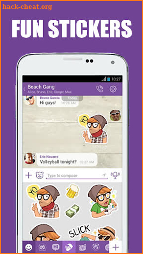 Free Video Calling & Messenger 2019 Stickers screenshot