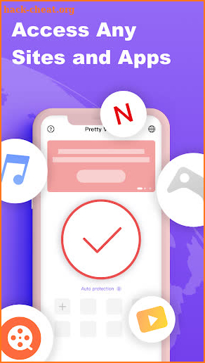 Free VPN & Secure Proxy - Pretty VPN screenshot