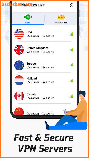 Free VPN App: Unlimited Fast VPN & Secure Proxy screenshot