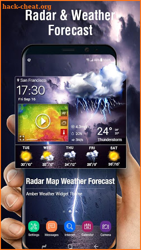 Free weather radar & Global weather screenshot