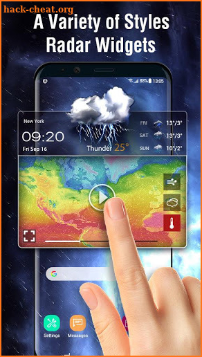 Free weather radar & Global weather screenshot