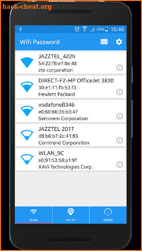 Free Wifi Password Scan screenshot