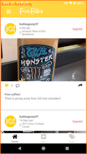 FreeBites screenshot