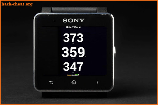 FreeCaddie Smartwatch 2 Ext. screenshot