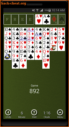 FreeCell Forever screenshot