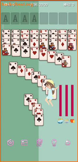 FreeCell Girl screenshot