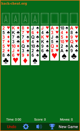 FreeCell Solitaire screenshot