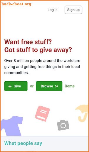 Freecycle + trash nothing! screenshot