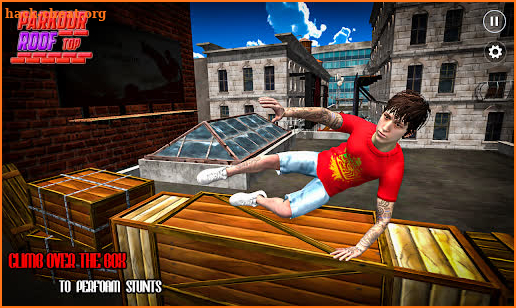 Freestyle Rooftop Parkour Run screenshot