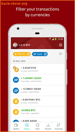 Freewallet: Bitcoin, Ether, Monero Multi Wallet🔗 screenshot