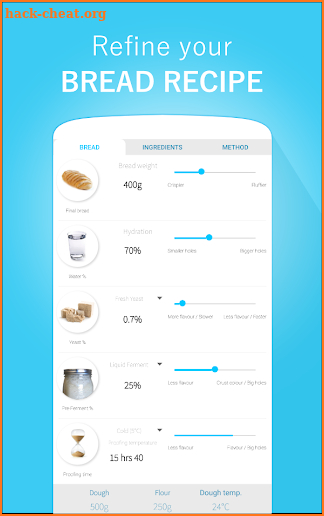 French Bread Recipes Calculator screenshot