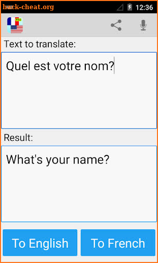 French English Translator Pro screenshot