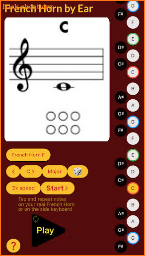 French Horn by Ear screenshot