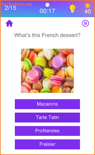 French Quiz screenshot