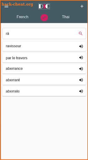 French - Thai Dictionary (Dic1) screenshot