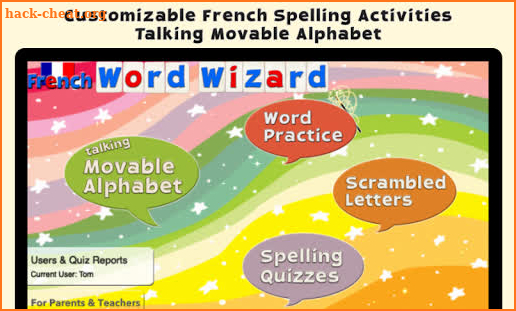 French Word Wizard - Learn to read and spell screenshot