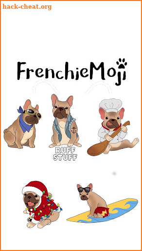 FrenchieMoji Stickers - French Bulldog Emojis screenshot