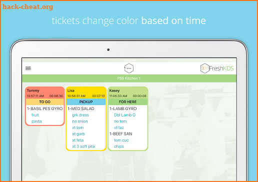 Fresh KDS 2.0 - Wireless Kitchen Display screenshot