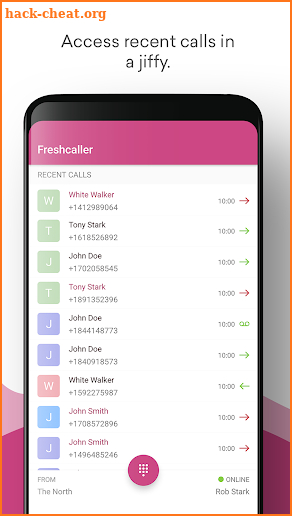 Freshcaller screenshot