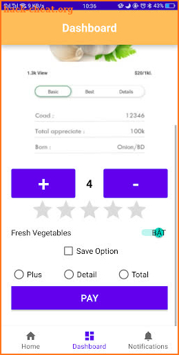 Freshvegatables screenshot