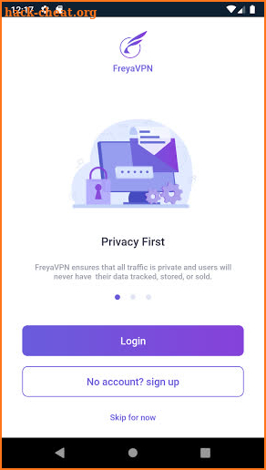 FreyaVPN screenshot