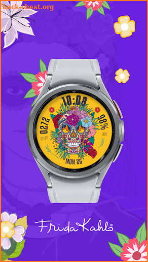 Frida Kahlo - Skull Watch Face screenshot