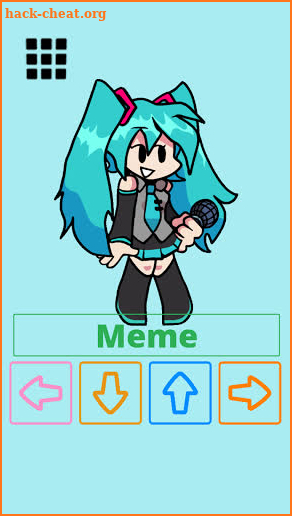 Friday Mod Hatsune Miku Dance  Button/simulator screenshot