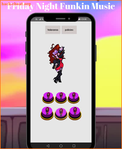 Friday Night Funkin Music Mommy Character Buttons screenshot