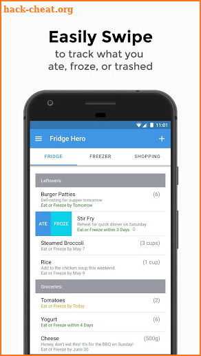 Fridge Hero - Track Food Leftovers and Groceries screenshot