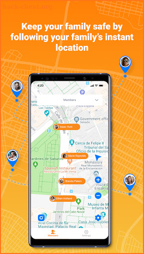 Friend Location Tracker: GPS screenshot