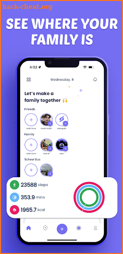 Friends & Family Tracker App screenshot