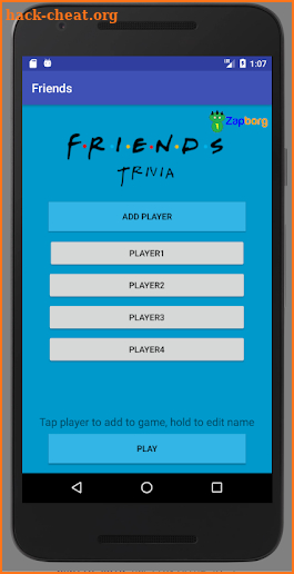 FRIENDS Quiz screenshot