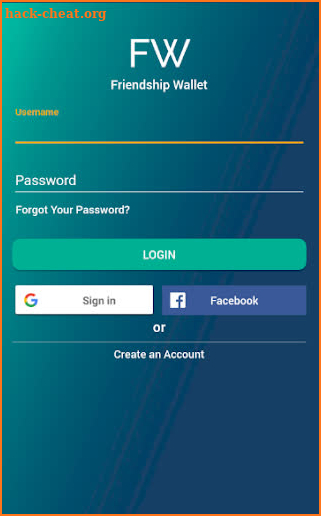 Friendship Wallet screenshot